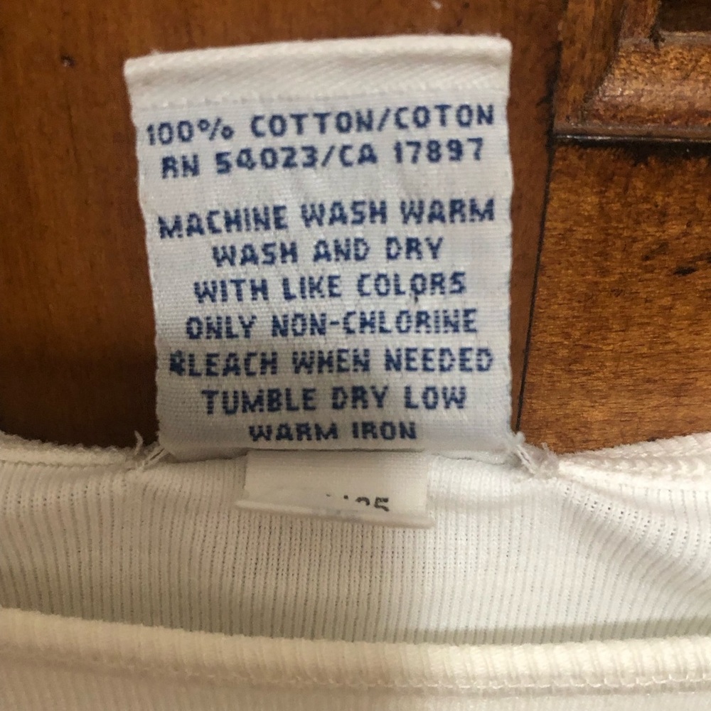 2️⃣ Women’s Long Sleeved 🤍 White Tee Shirts - V-Neck and Crew Neck - Size L - Picture 7 of 10